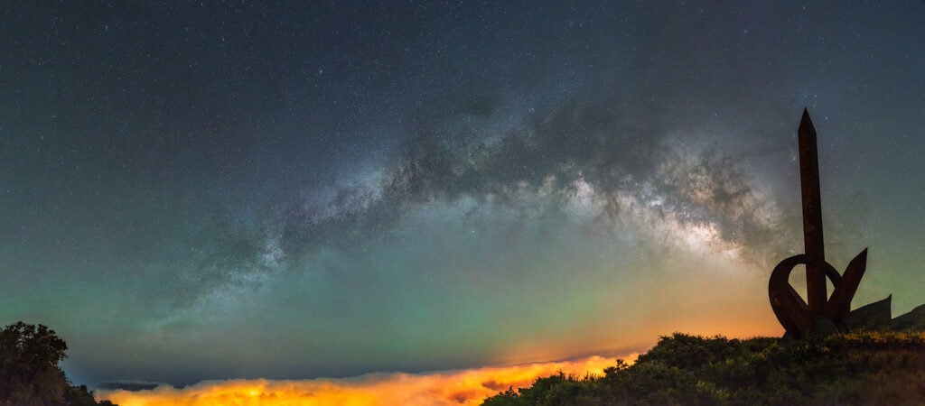 Panorámica en el monumento del Infinito en La Palma Panorámica desde el Monumento del Infinito - La Palma